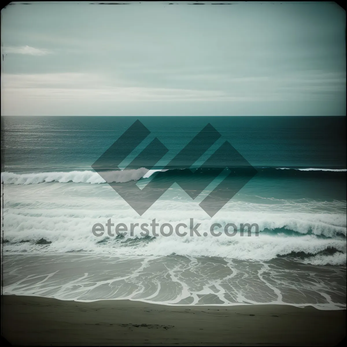 Picture of Serene Coastal Getaway: Turquoise Waves, Sunlit Shoreline