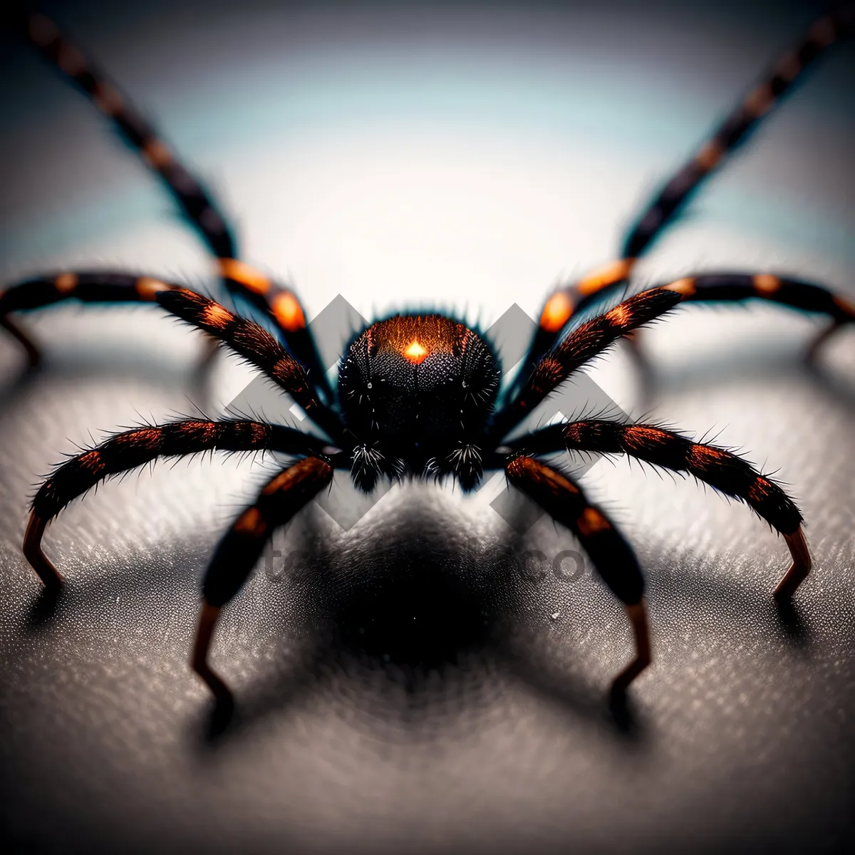 Picture of Black Widow Spider, Close-up Arachnid Arthropod Image