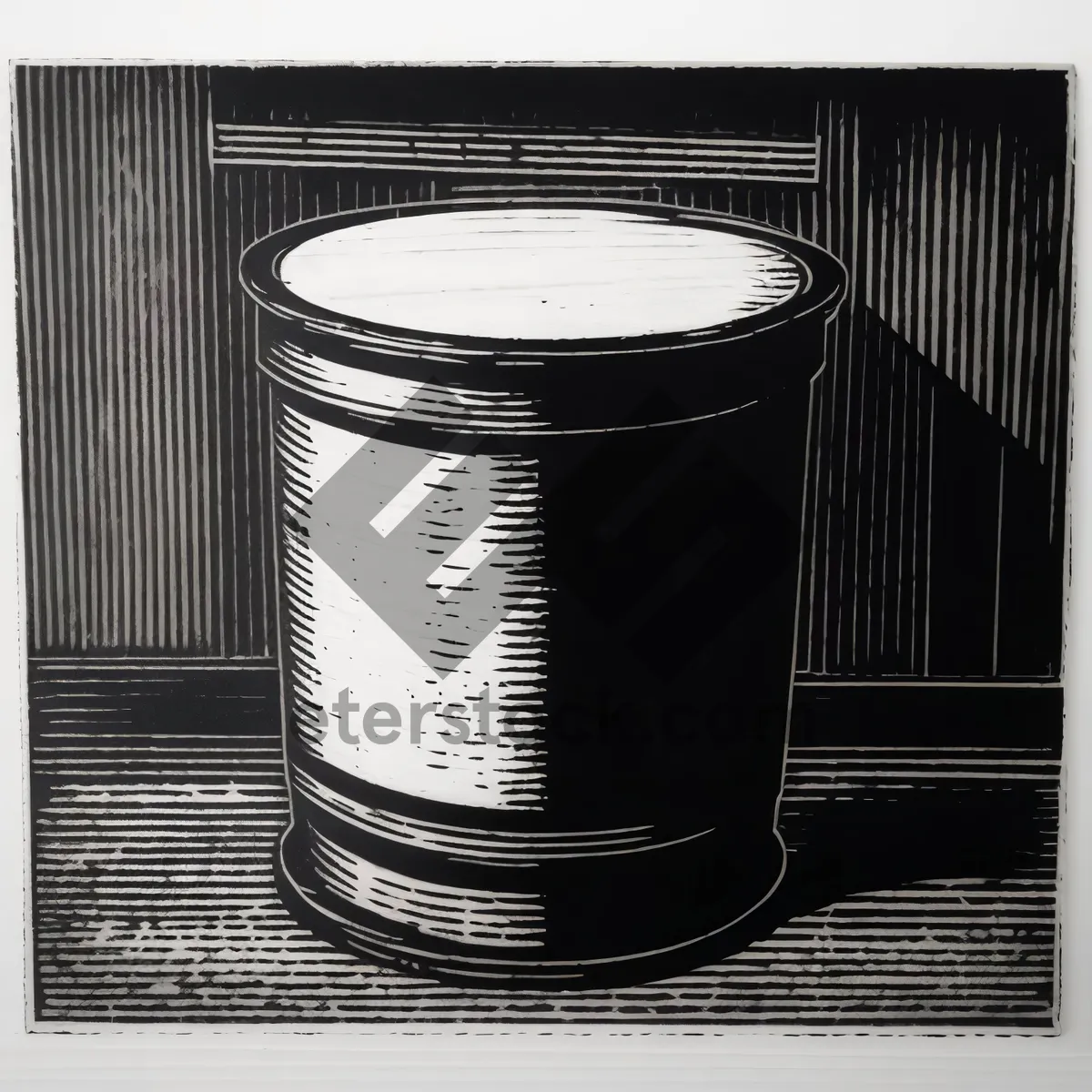 Picture of Metal Oil Filter Canister Container