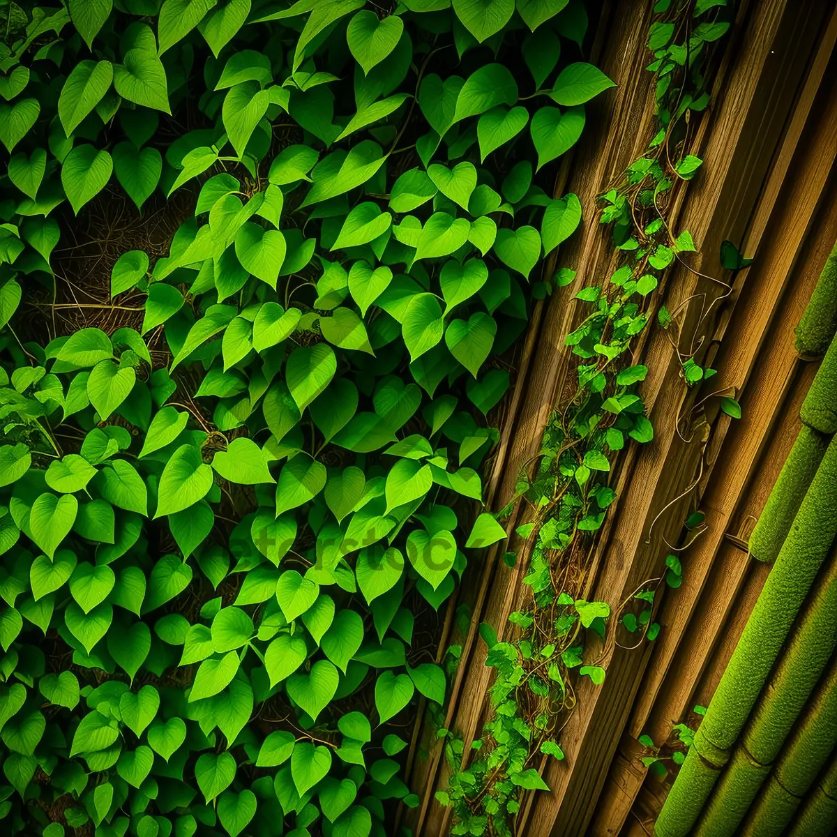 Picture of Bamboo Texture Plant Design Pattern