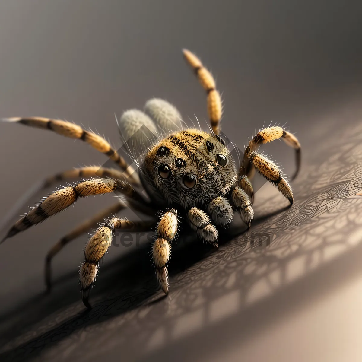 Picture of Creepy Crawly Arachnid Watching from Shadows