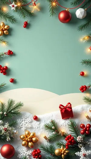 Festive Snowman Winter Holiday Greeting Card Design