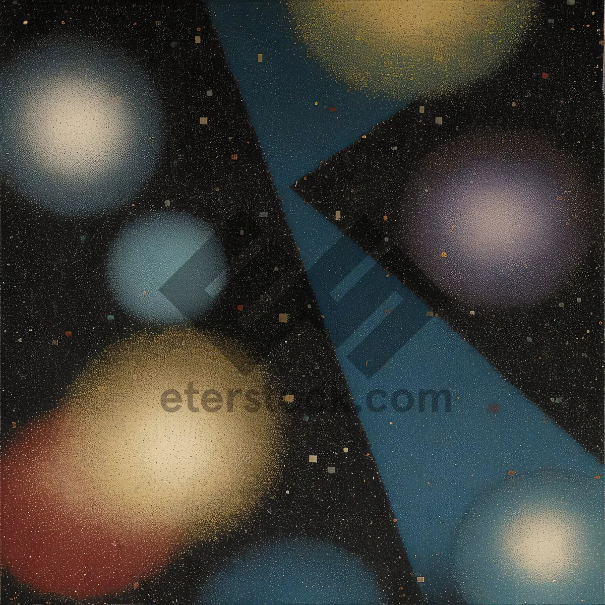 Picture of Ethereal Solar System in Space Fantasy Universe