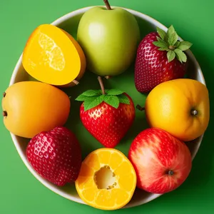 Colorful Fruit Basket Delight