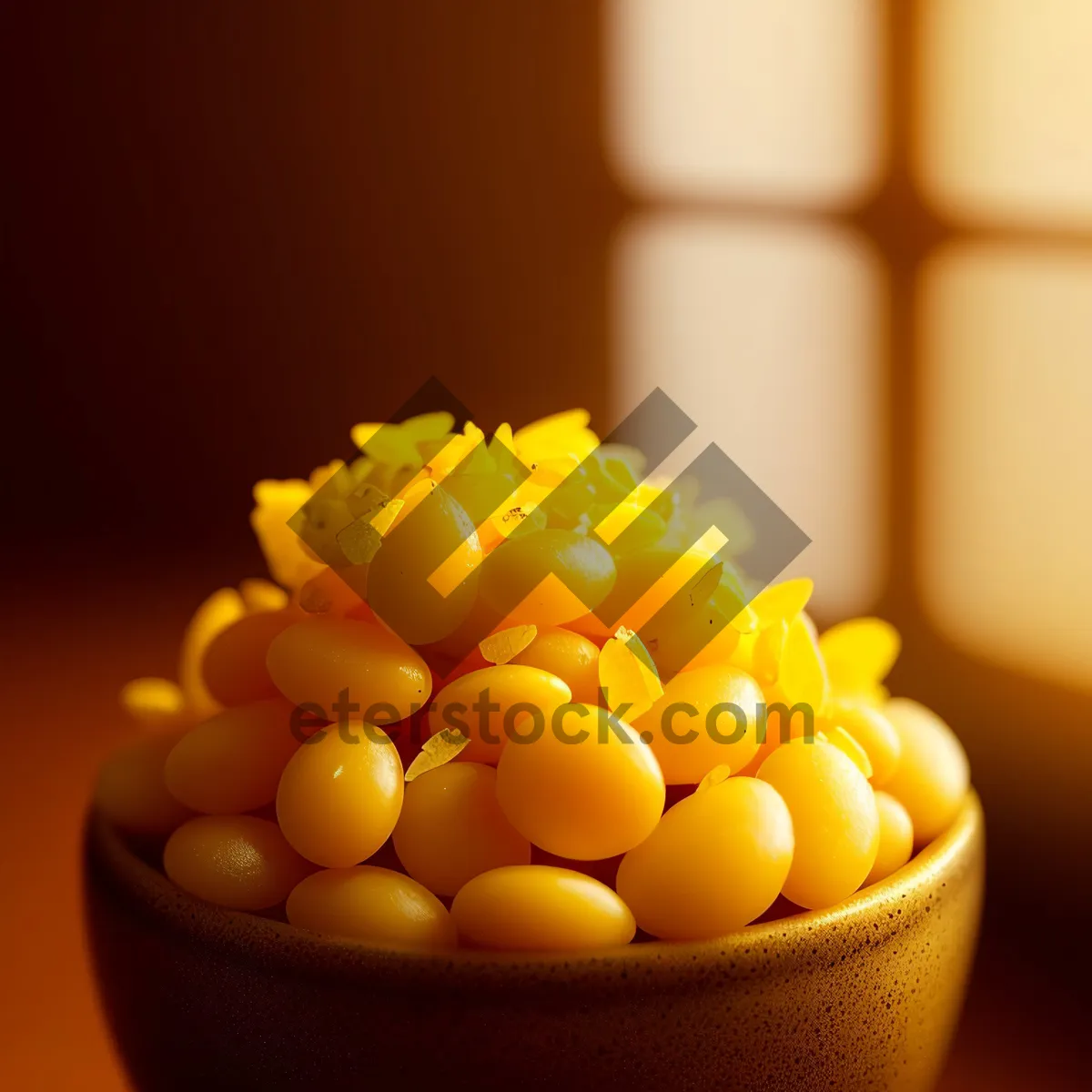Picture of Yellow Organic Corn Egg - Healthy Vegetarian Game Fuel.