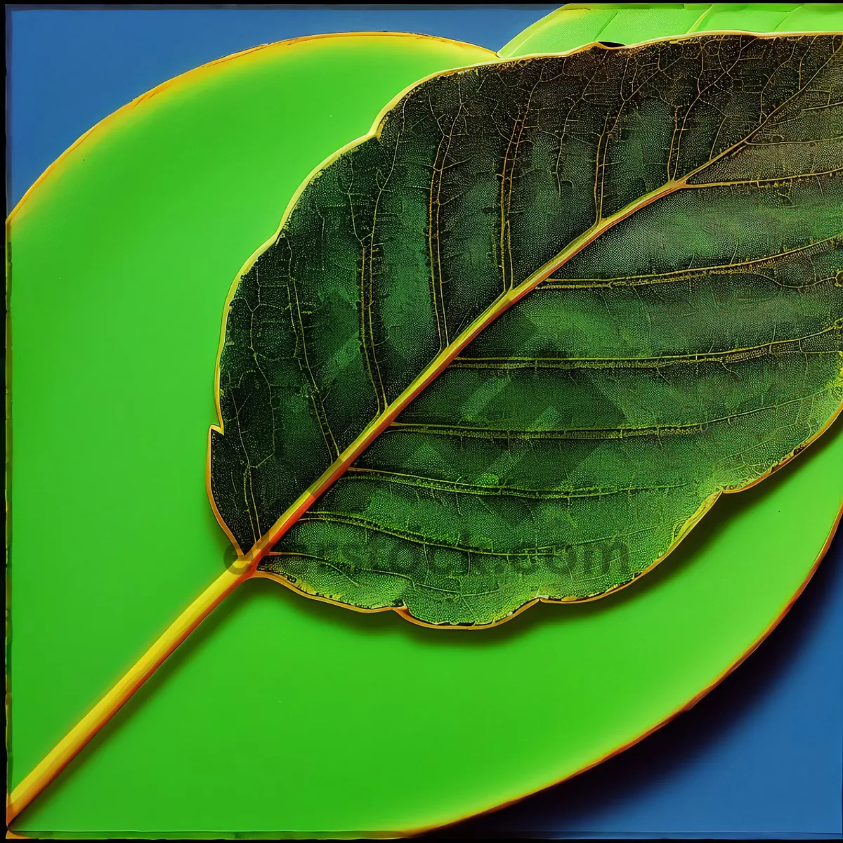 Picture of Nature's Path: Serene Walk Among Vibrant Leaves