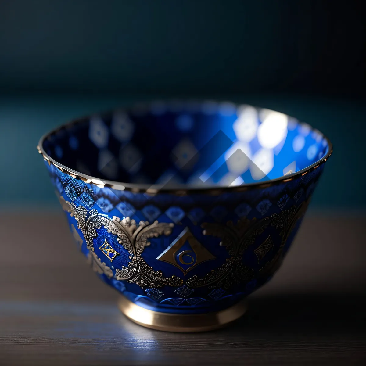 Picture of Elegant porcelain tea cup on saucer.