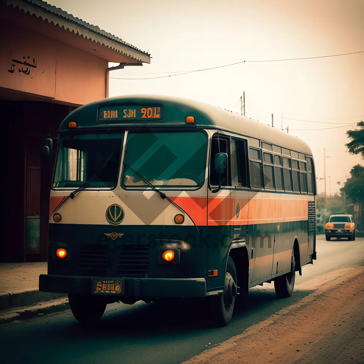 Picture of Street Shuttle Bus: Efficient Public Transport Conveyance