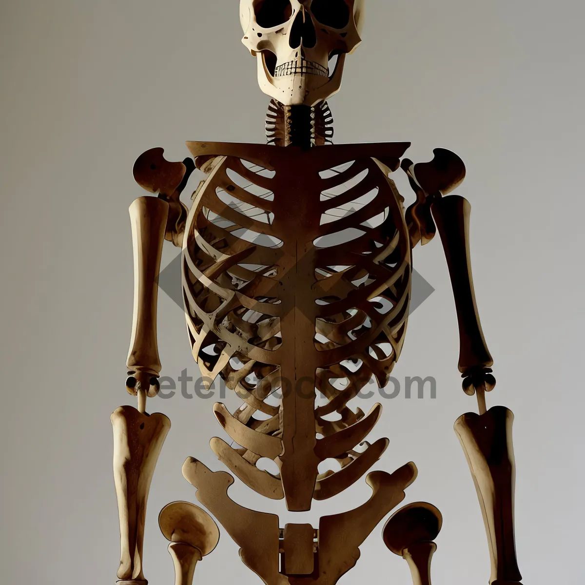 Picture of 3D Human Skeleton X-Ray Image - Medical Science Anatomy