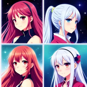 Charming Moonlit Beauty - Attractive Fashion Model with Alluring Charm