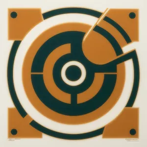 Artistic Web Design Symbol: Button Icons in Action