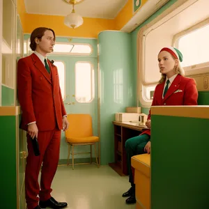 Happy Business Team Meeting in Corporate Office