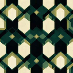 Colorful geometric mosaic tile wallpaper design.