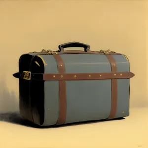 Vintage Metal Luggage Box