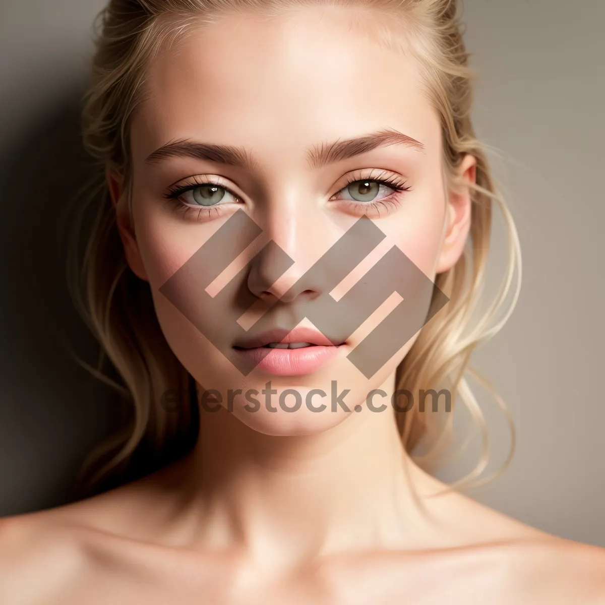 Picture of Glowing Beauty: Attractive Model with Healthy Skin