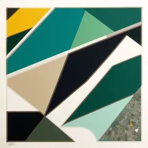 Country Flag Design: Artistic 3D Mosaic Pattern