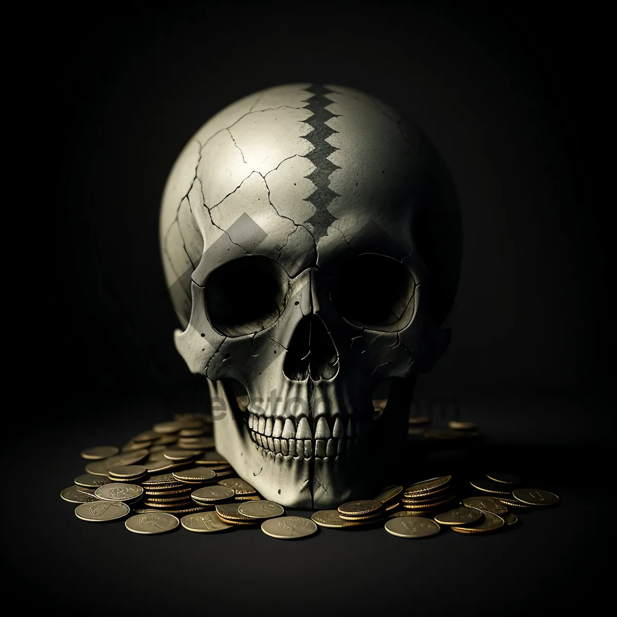 Picture of Macabre Skull and Bones – Anatomy of Death