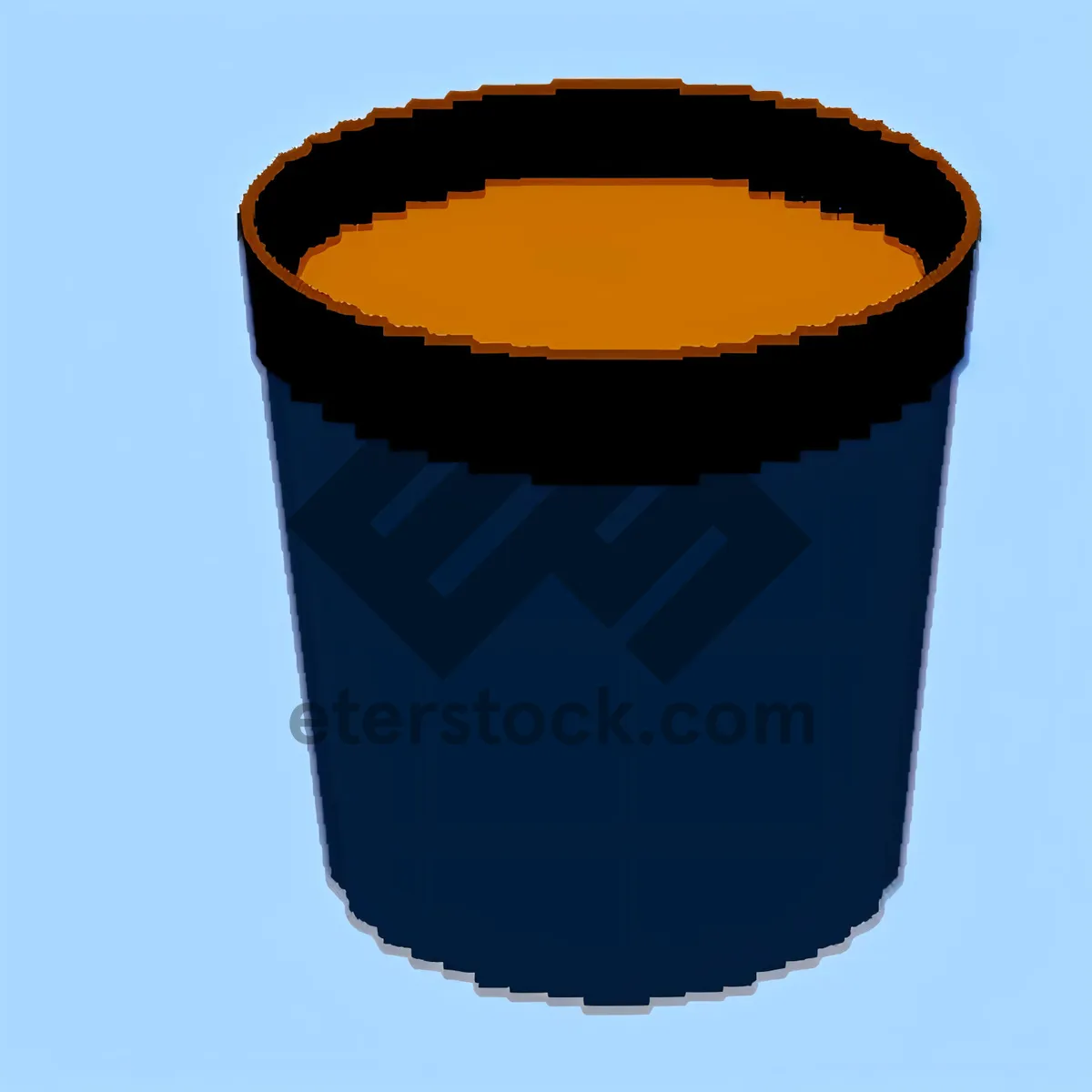 Picture of Refreshing glass of beverage in a cup.