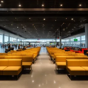 Modern Urban Classroom Interior Hall