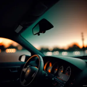Speed Control: Car Dashboard Steering Wheel