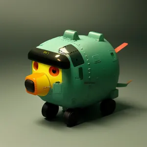 Electric Piggy Bank Automaton Coin Machine