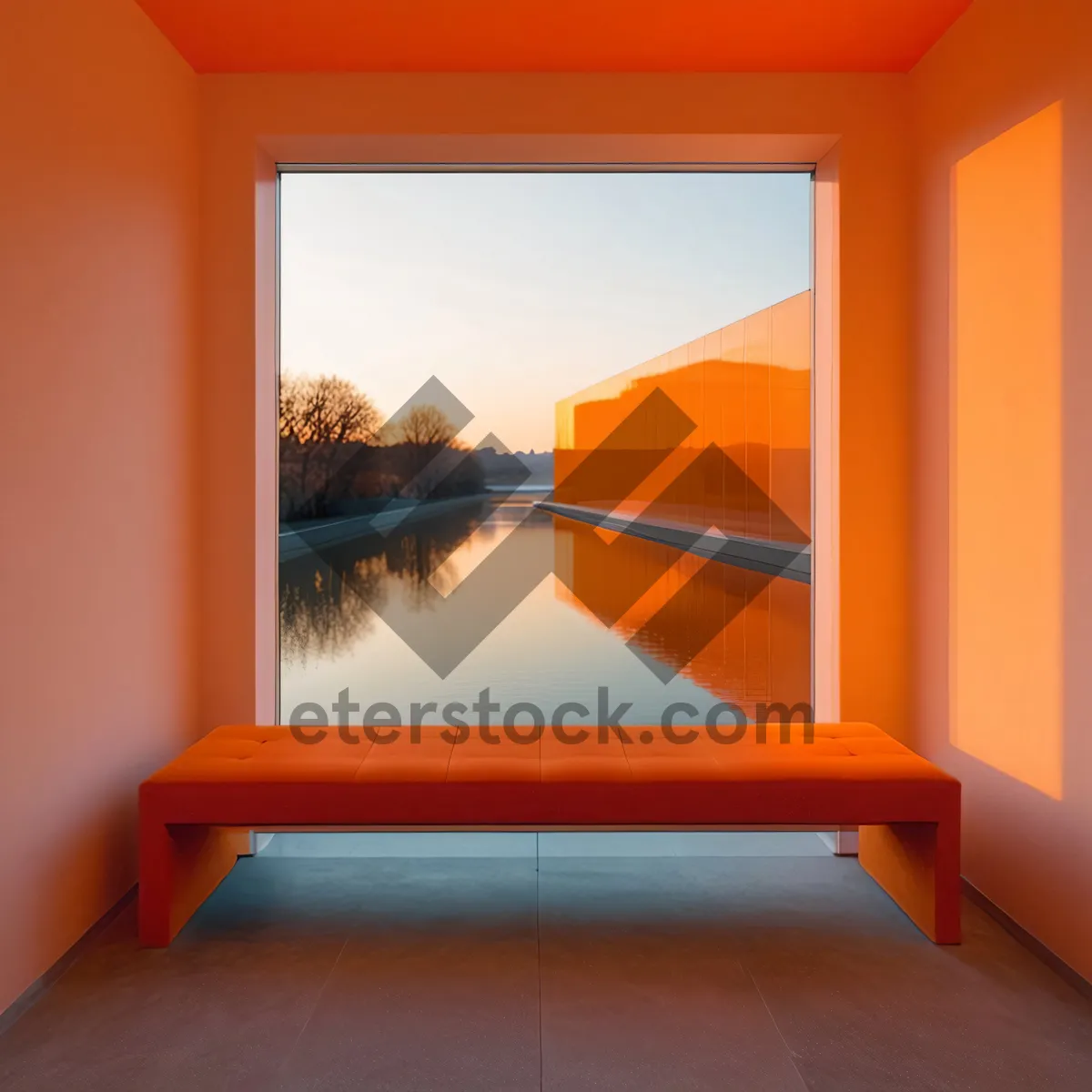 Picture of Modern luxury interior design with contemporary furniture styling.