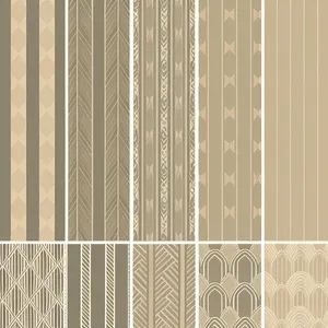 Abstract Retro Striped Pattern Design