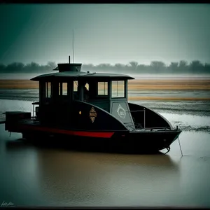 Seaside Vessel in Tranquil Bay