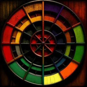 Roulette Wheel - Game Equipment for Circle Target