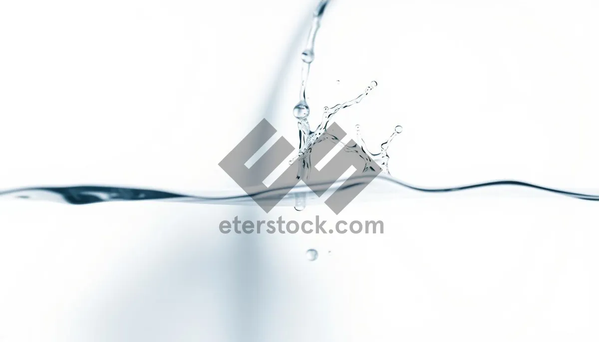 Picture of Abstract water wave design with transparent bubbles and ripples