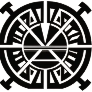 Black Graphic Design Icon - Symbolic Sign Element