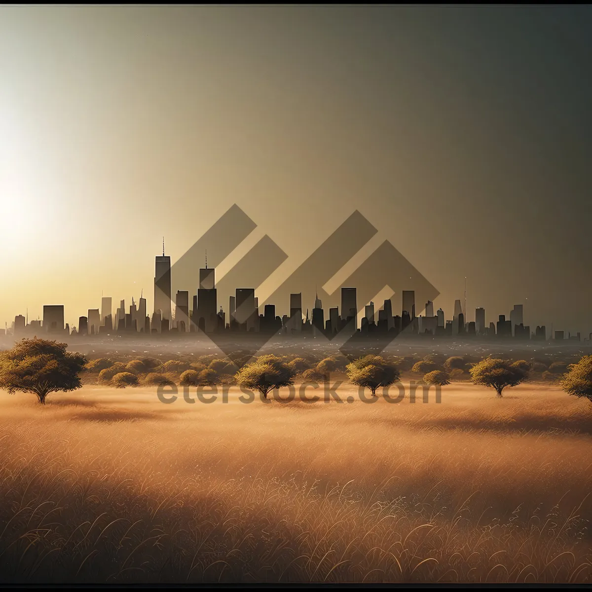 Picture of Serene Sunset over Majestic Sand Dunes