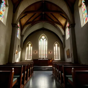 Timeless Majesty: A Glimpse into Ancient Cathedral's Sacred Roof