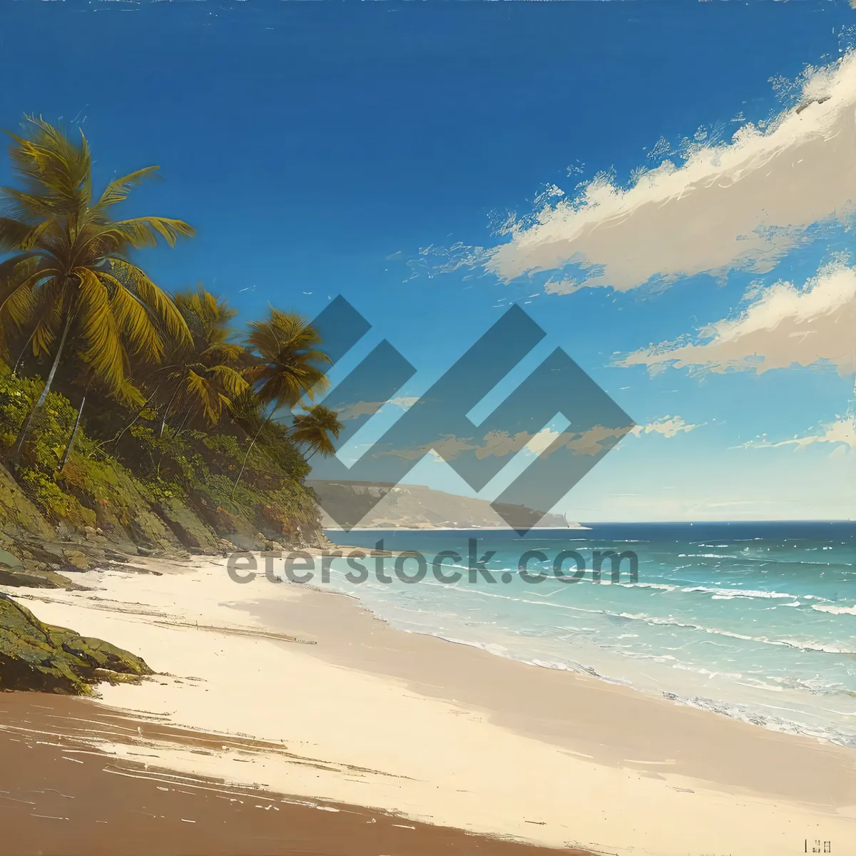 Picture of Serene Tropical Beach Escape