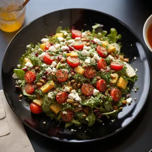 Fresh and Healthy Vegetarian Gumbo Salad Meal