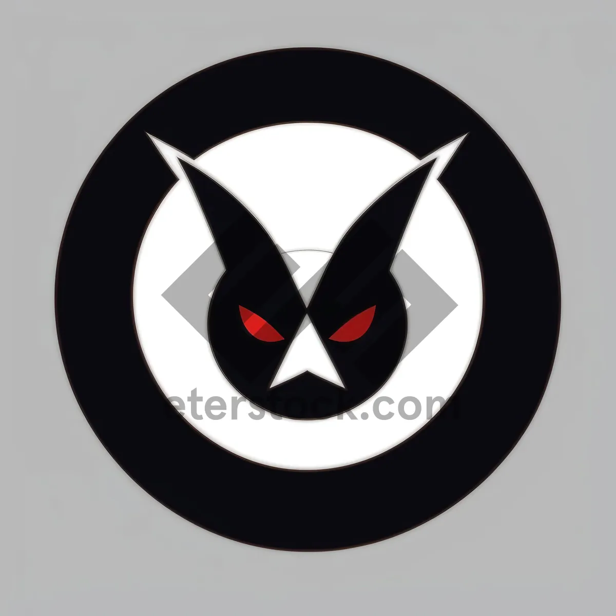 Picture of Black Speedway Hazard Icon: Warning Sign Button