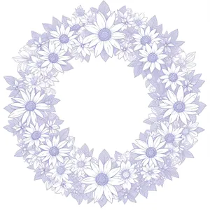 Snowflake Silhouette Symmetry - Decorative Winter Design