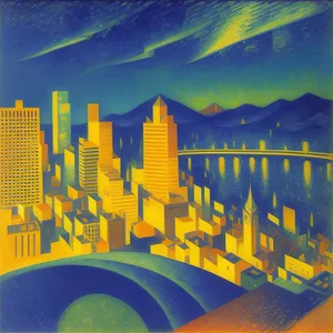 Patriotic Wavy Flag - National Symbol of Pride