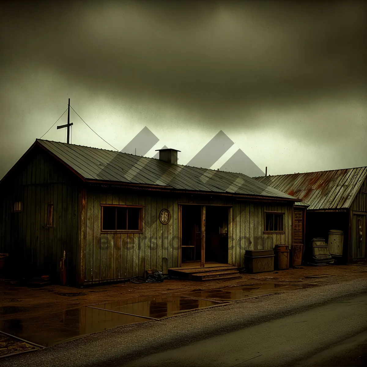 Picture of Charming Residential Railway Station and House