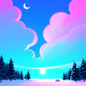 Winter Wonderland: Starry Snowflake Holiday Card Design