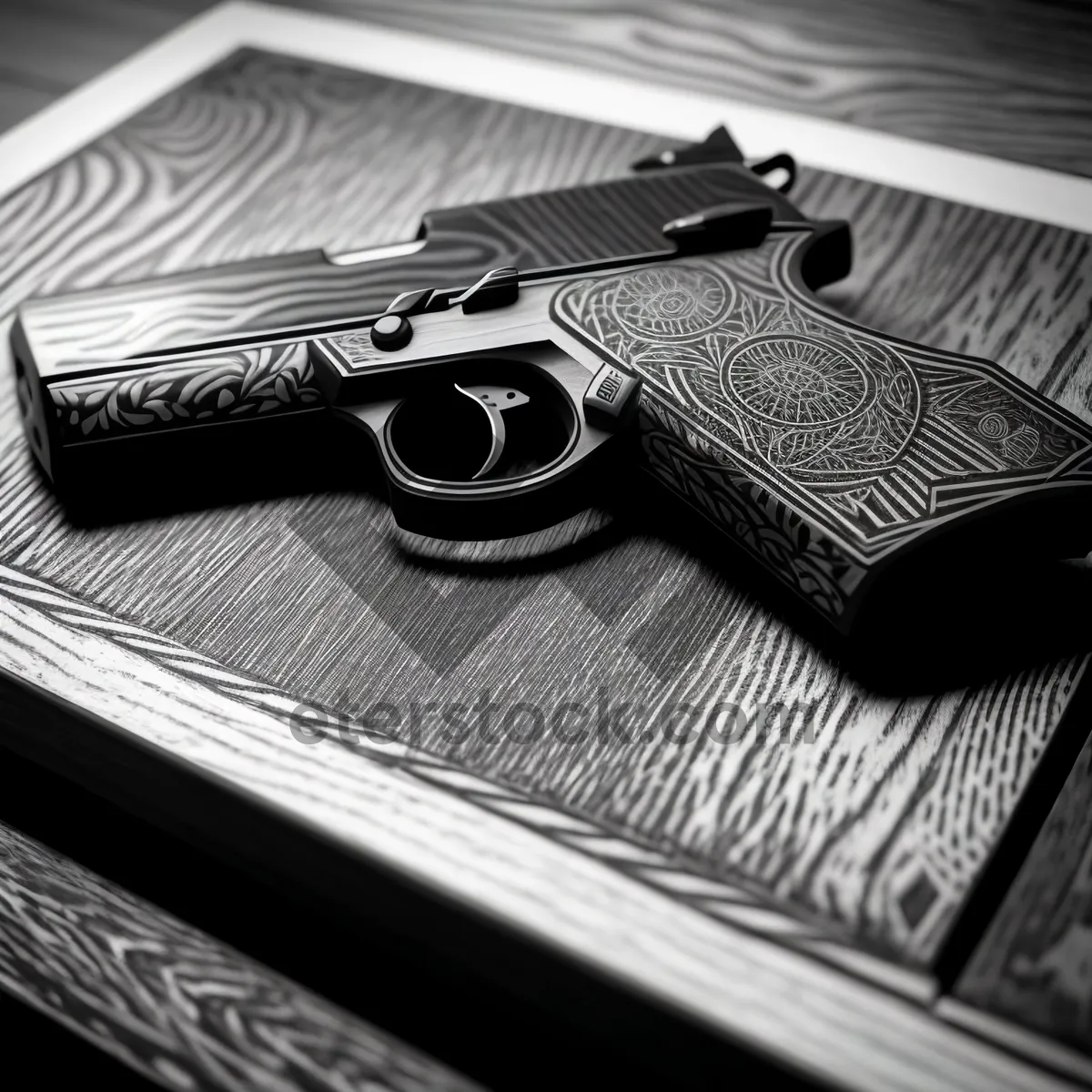 Picture of Black Desert Handgun: Powerful Weapon for Military & Security