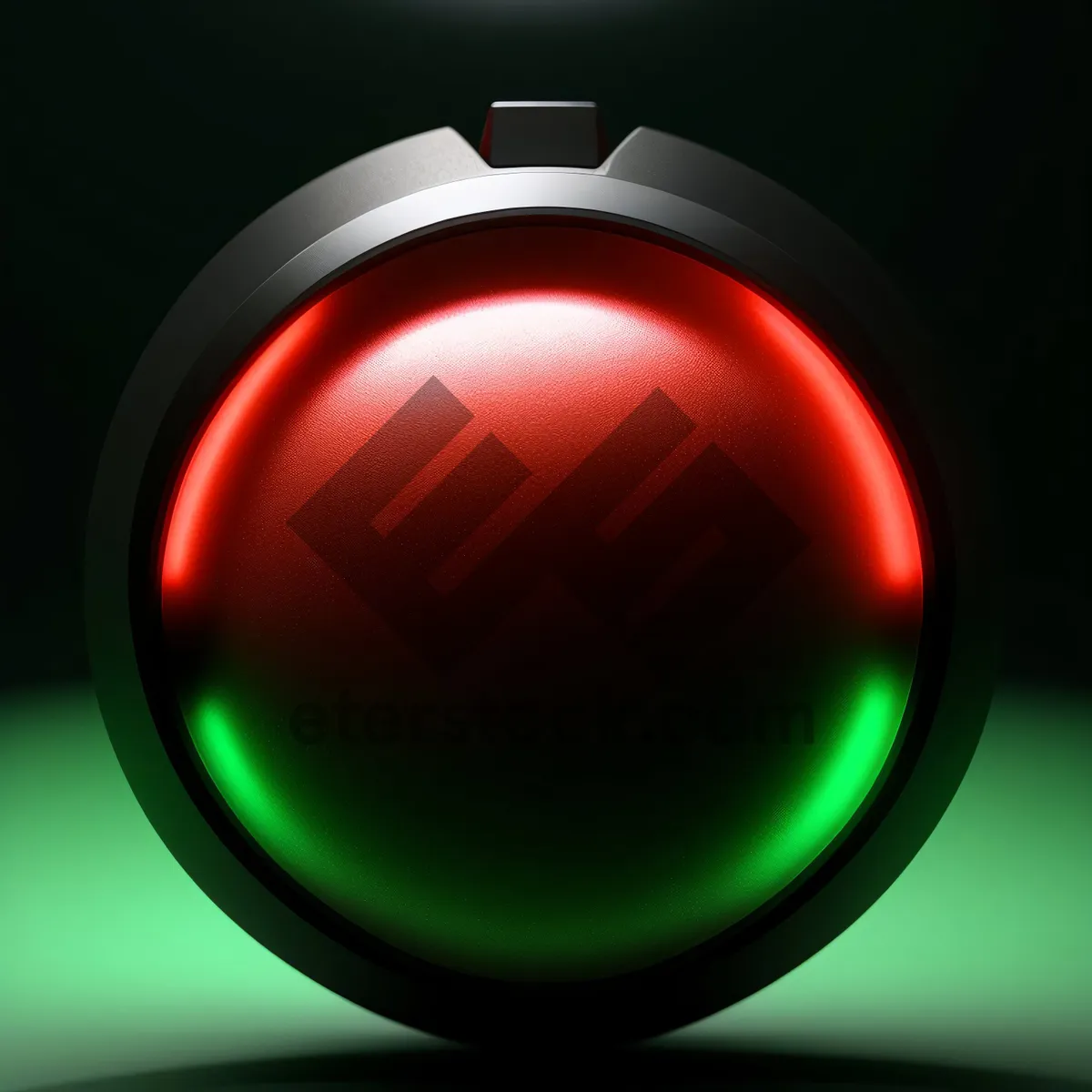 Picture of Shiny Orange Button Design Icon