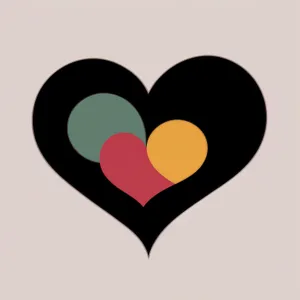 Romantic Heart Icon - Love and Valentine Symbol