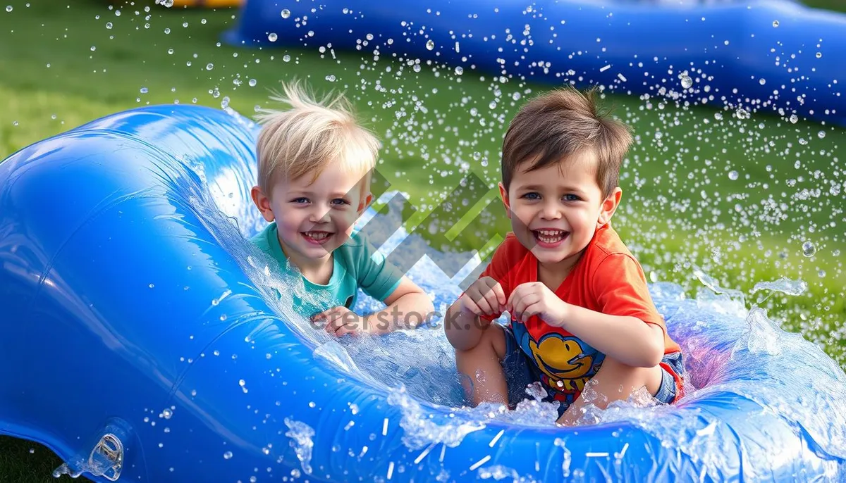 Picture of Happy family having fun in the park together.