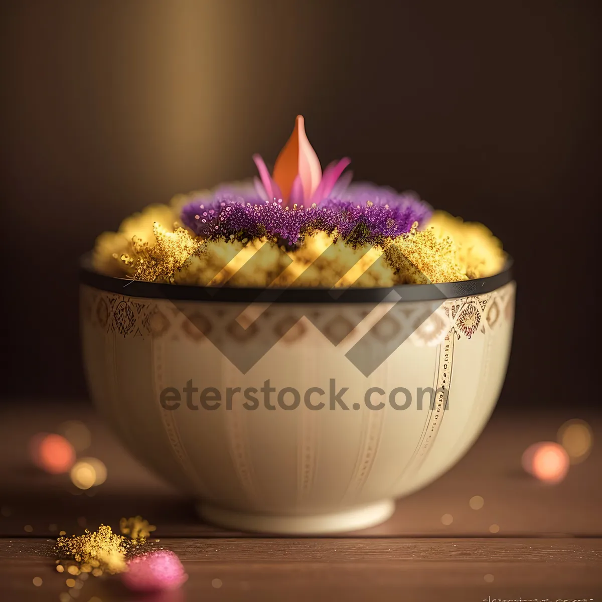 Picture of Candlelight Relaxation: Serene Flame of Spa Therapy