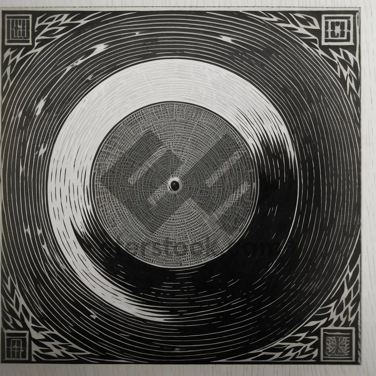 Picture of Digital Circle Design: Technology meets Phonograph Record