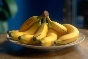 Fresh and Healthy Banana Snack Breakfast Option