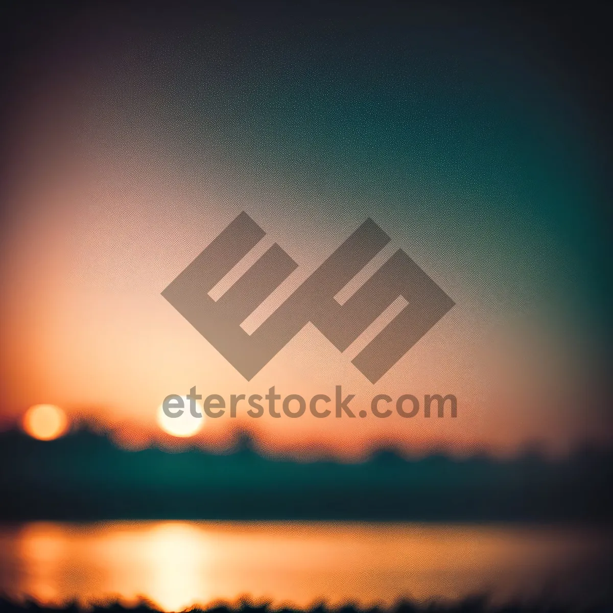 Picture of Vibrant Sunset Skyline: A Celestial Display of Dusk