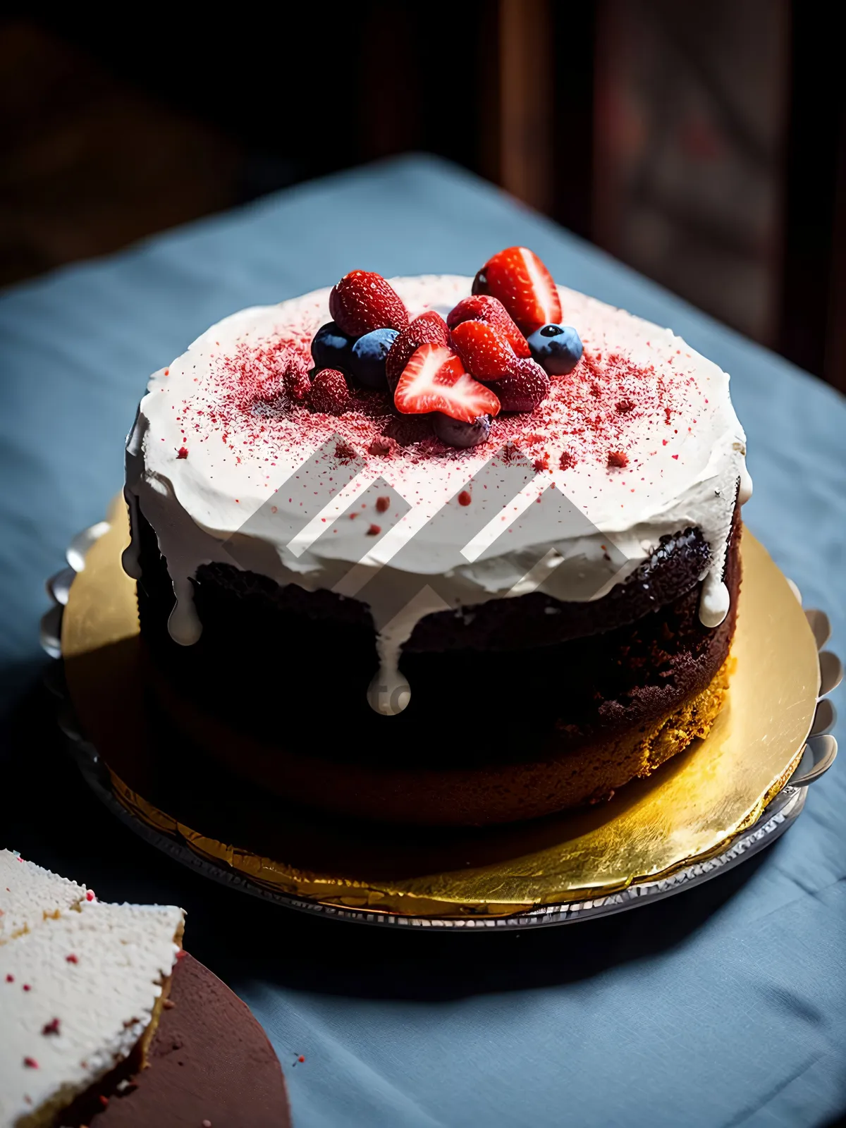 Picture of Decadent Berry Chocolate Trifle - A Delightful Gourmet Dessert