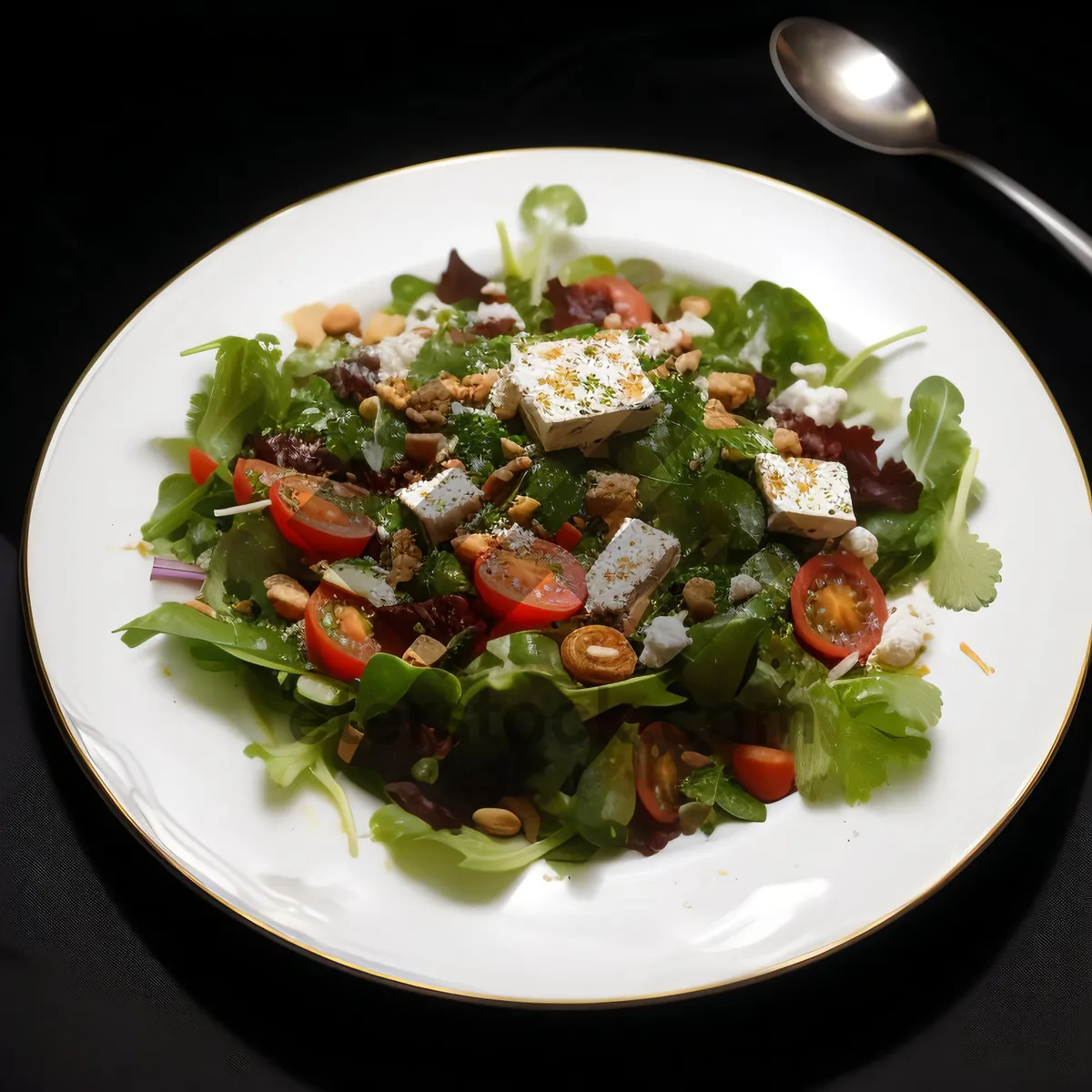 Picture of Fresh Gourmet Salad with Nutritious Ingredients